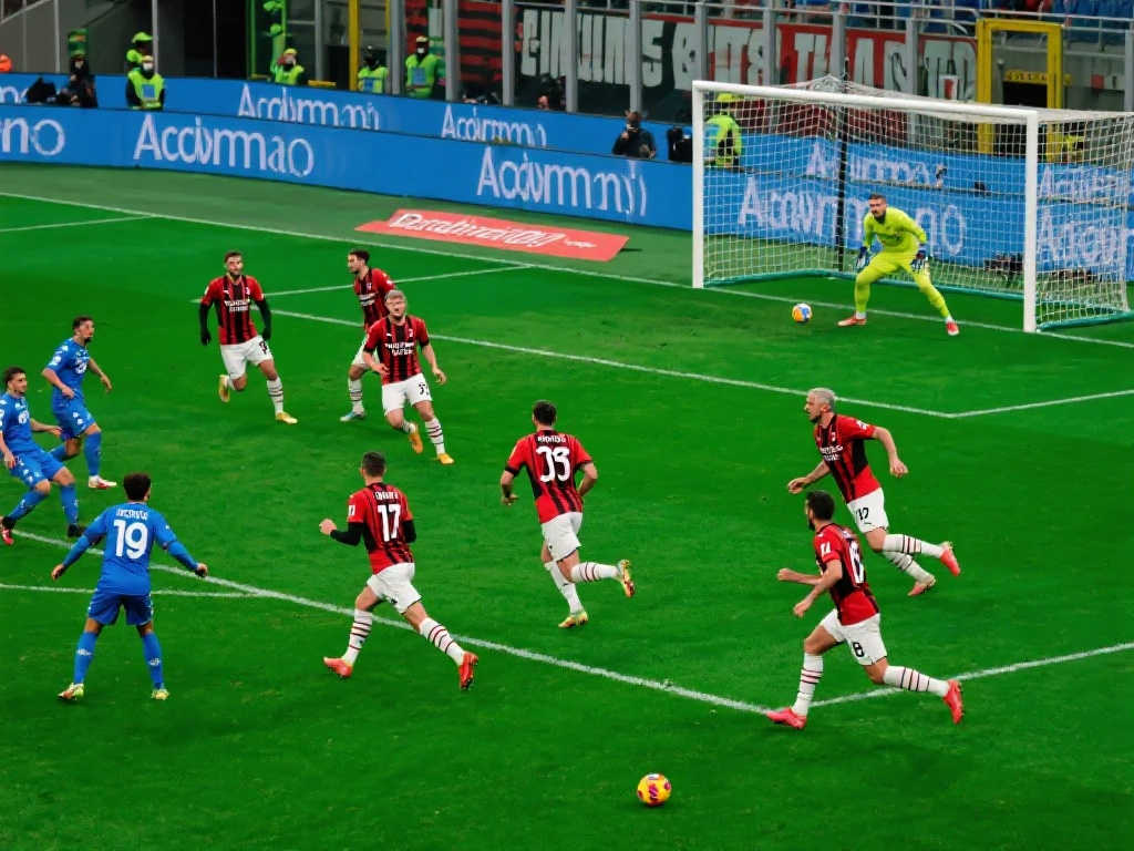 【意甲】莱昂与希门尼斯联手建功，AC米兰客场2-0击败恩波利